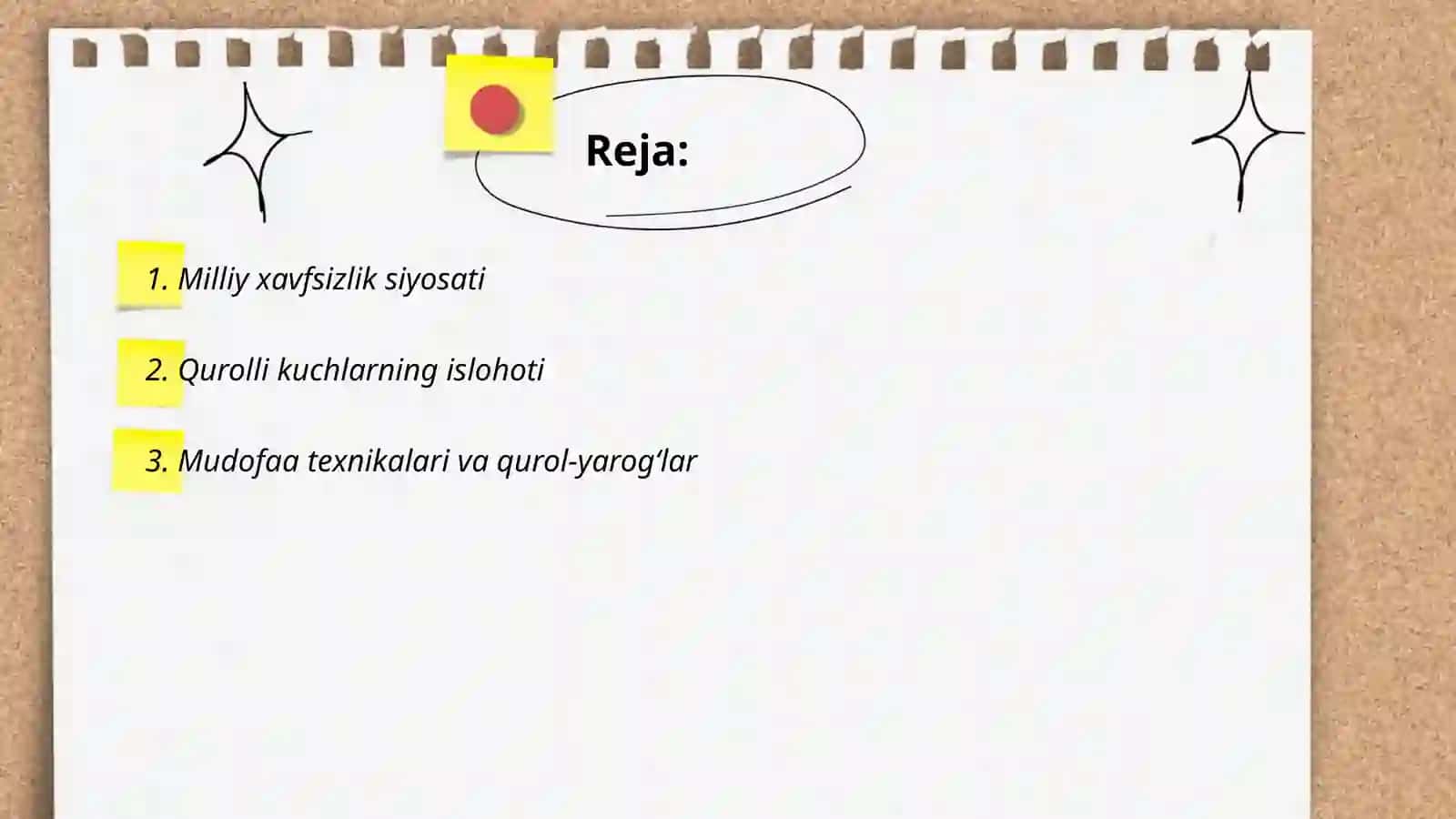 OOʻzbekiston respublikasi mudofaa qobilyati 2
