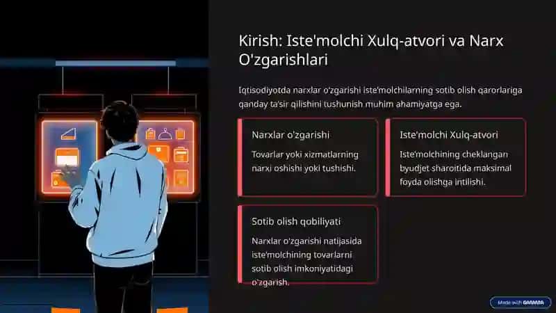 Daromad va Almashtirish Samarasi 2