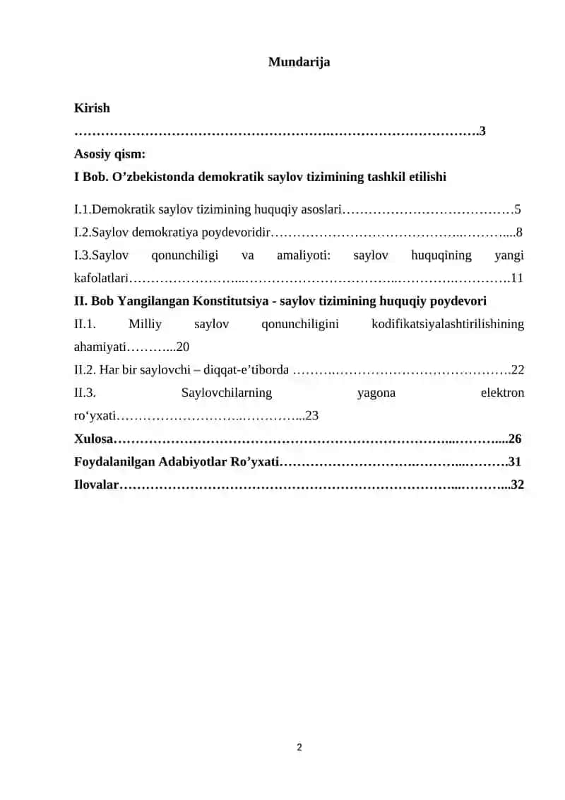 DEMOKRATIK SAYLOV TIZIMINI BARPO ETILISHI VA UNING ASOSIY TAMOYILLARI 2