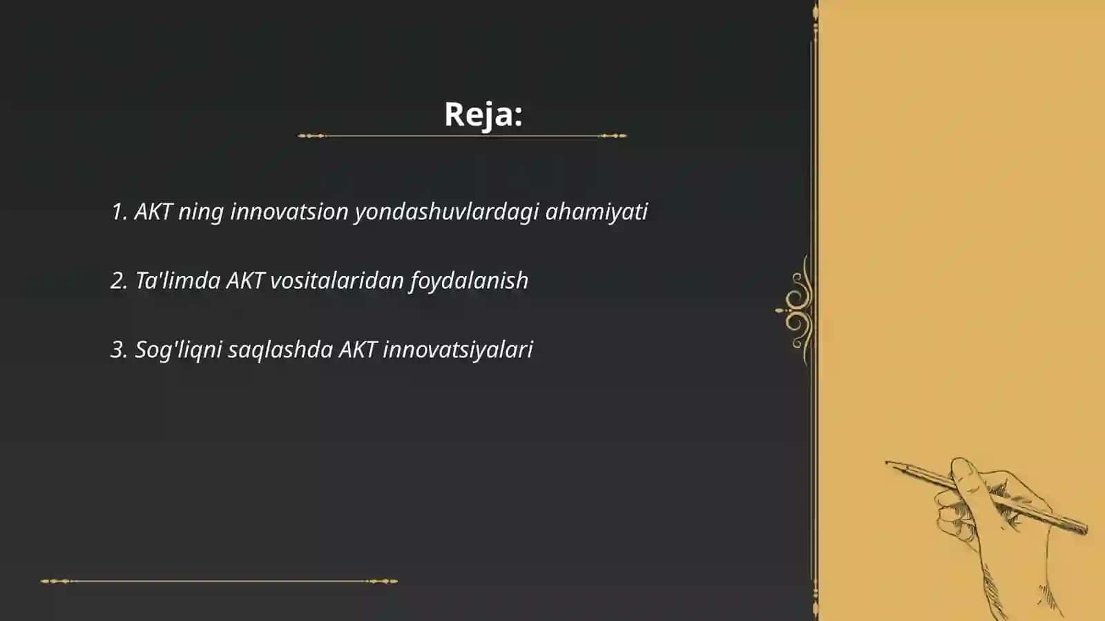 AKT ning innovatsion yondashuvdagi ahamiyati 2