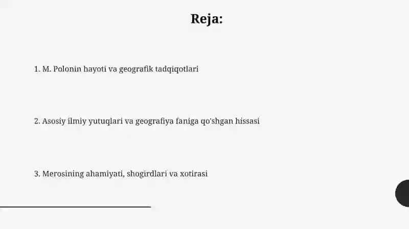 M. Poloning geografik ilmiy merosi 2