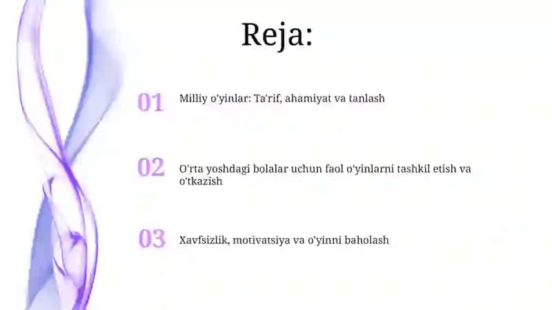 O'rtayosh bolalar uchun milliy va harakatli o'yinlar 2