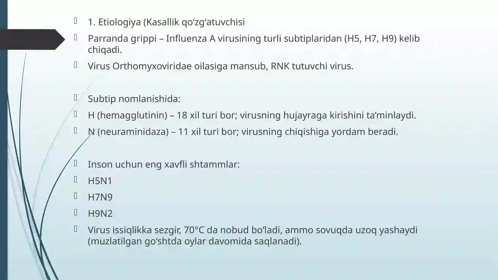 Insonlarda kuzatiladigan parranda grippi 2