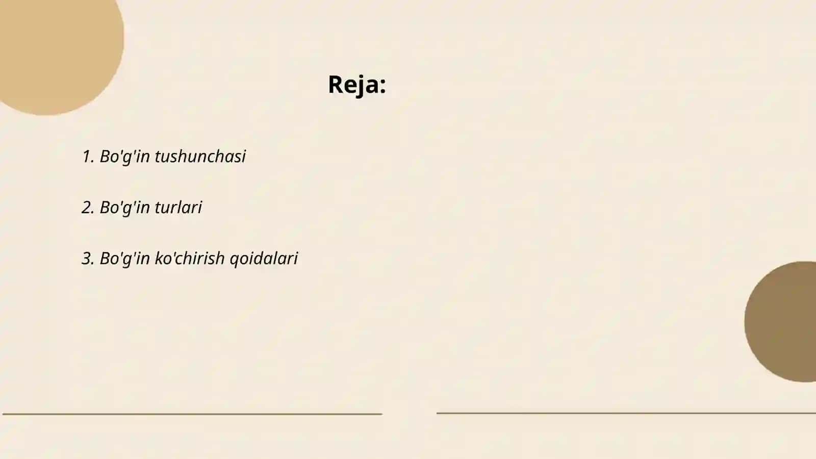 Bo'g'in tushunchasi 2