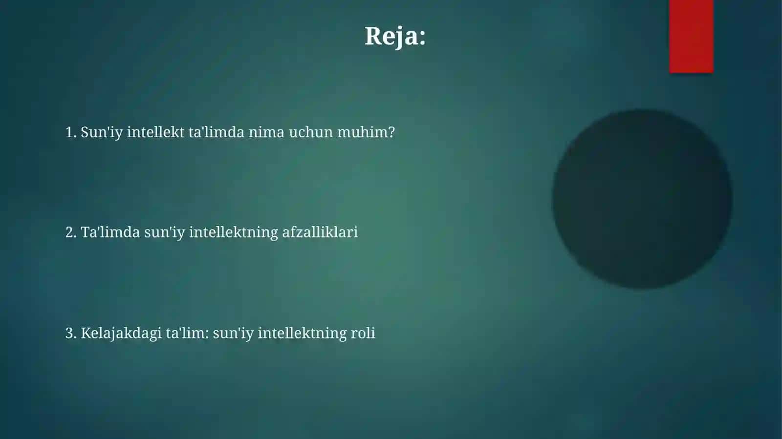Sun'iy intellektning ta'limdagi ahamiyati 2