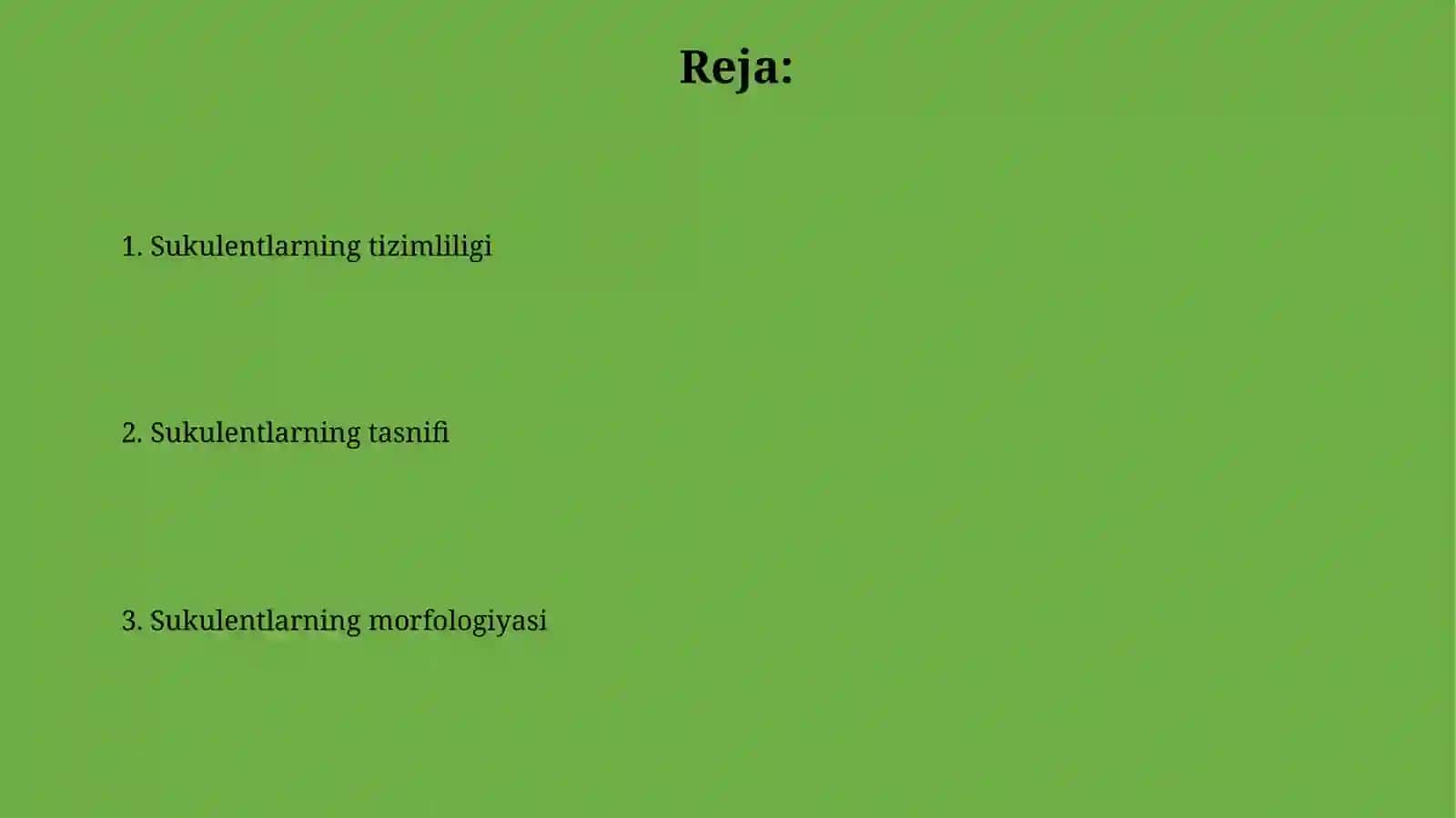 Suvo‘tlarning sistematikasi 2
