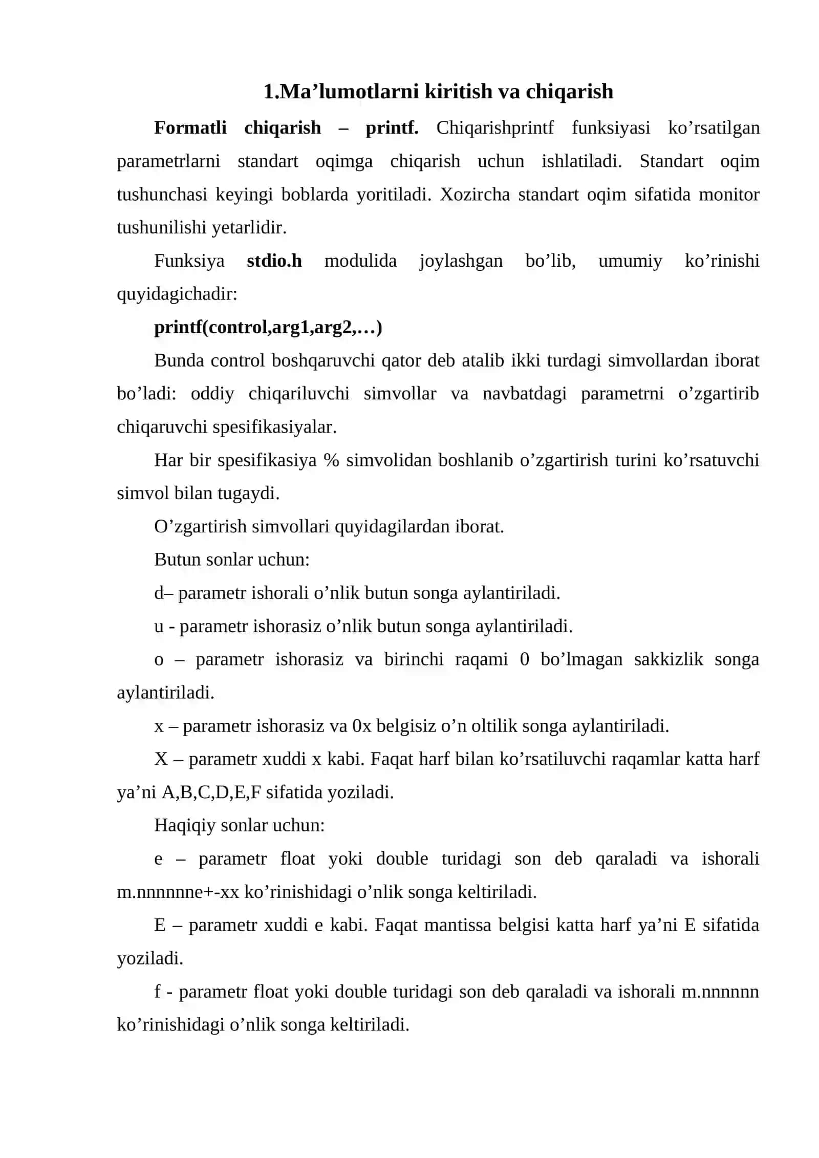 Grafika. C++ da kiritish chiqarish operatorlari va arifmetik amallar 2