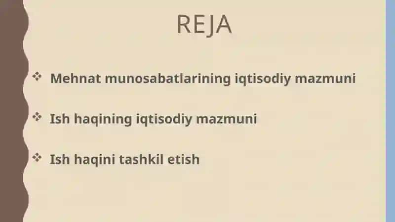 ish haqi va mehnat munosabatlari 2