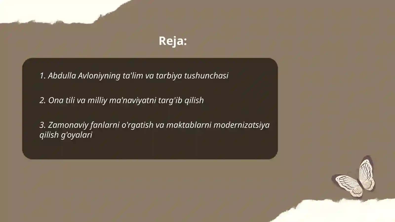 Abdulla Avloniy ijodida talim tarbiyaga oid ğoyalar 2