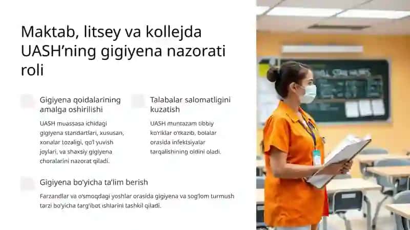 UASH ishining gigiyenik jihatlari 2