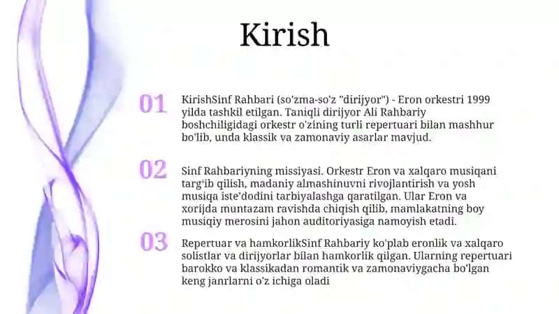 Sinf Rahbari 2