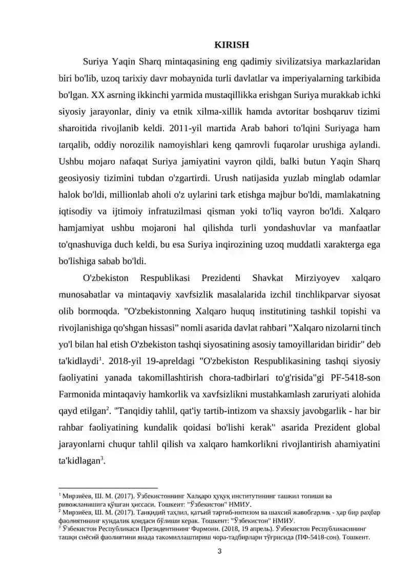 SURIYADA FUQAROLAR URUSHI: SABABLAR VA OQIBATLAR 2