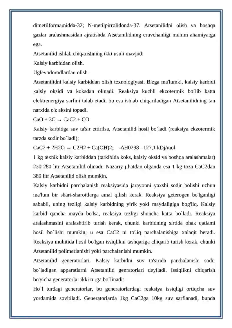 ATSETELINID SINTEZI 2