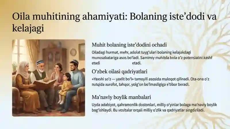 Oila tarbiyasi mazmun va mohiyati 2