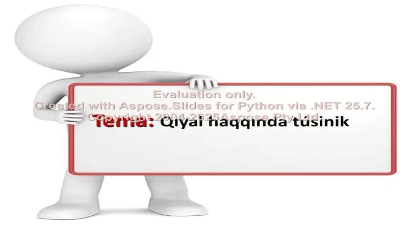 Qıyal haqqında túsinik 2