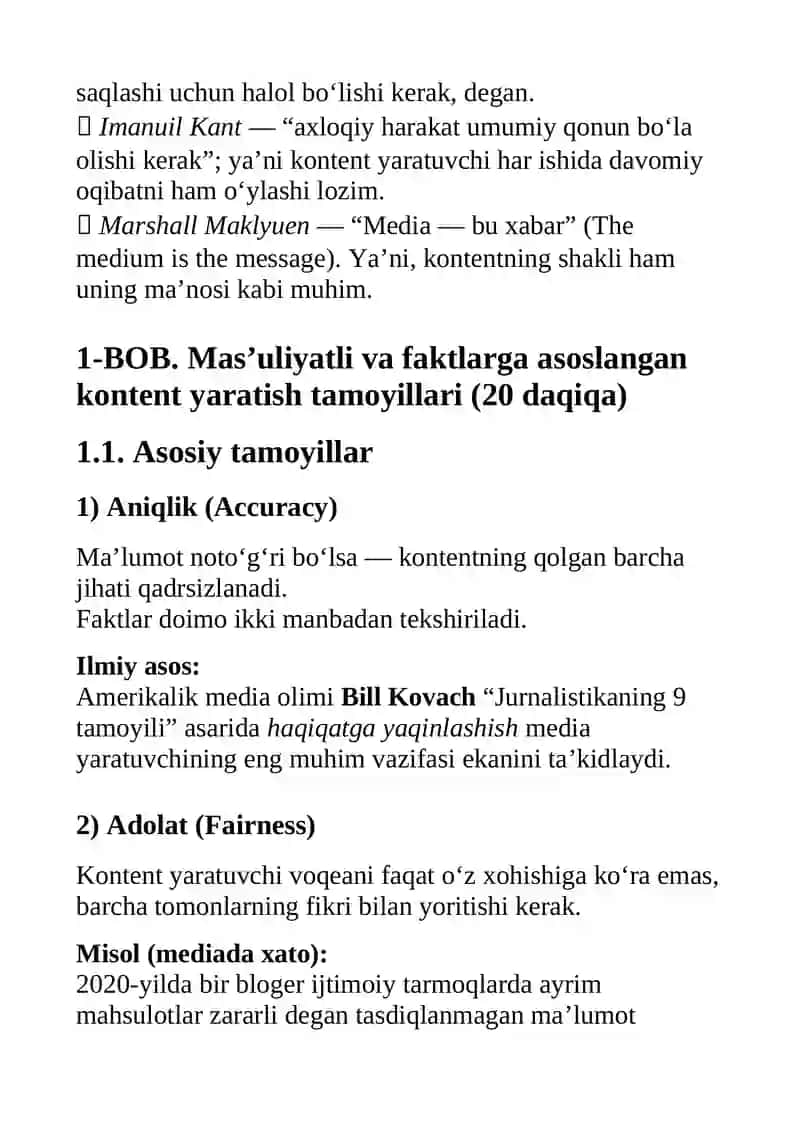 Axloqiy media yaratish 2