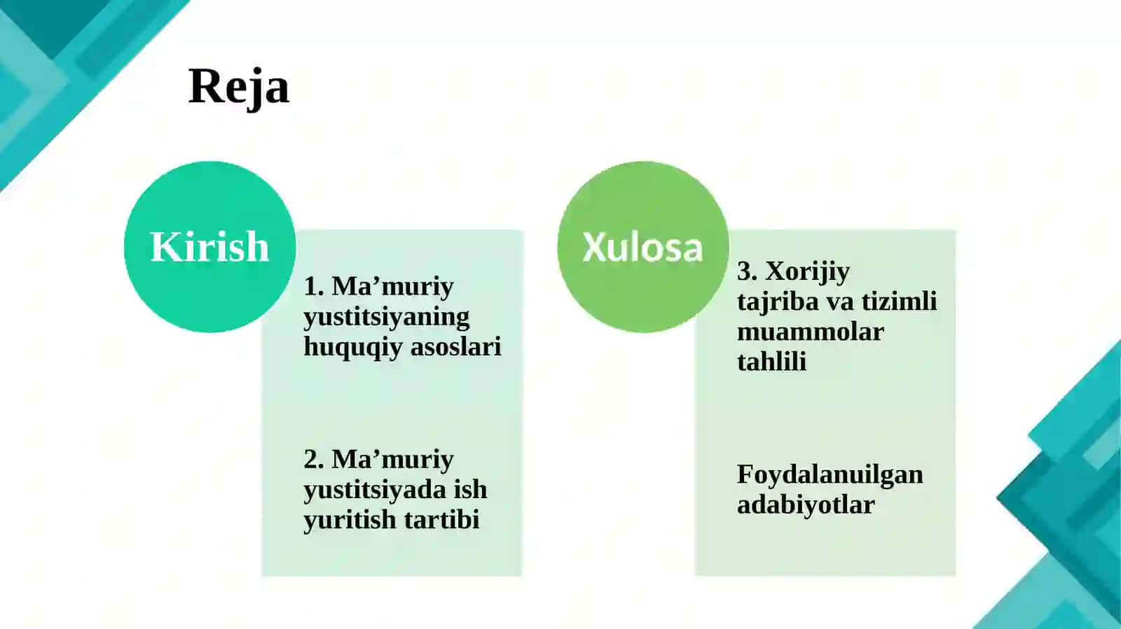 Ma’muriy yustitsiya 2