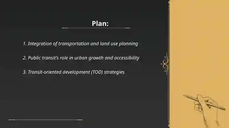 THE ROLE OF TRANSPORTATION IN URBAN PLANNING 2