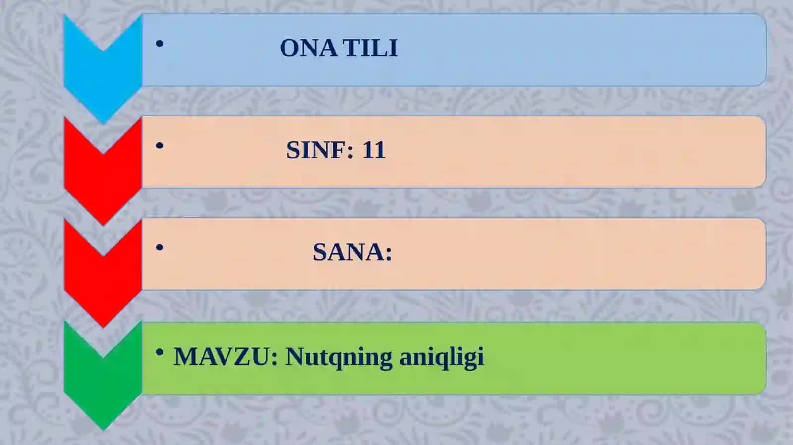 Nutqning aniqligi 2
