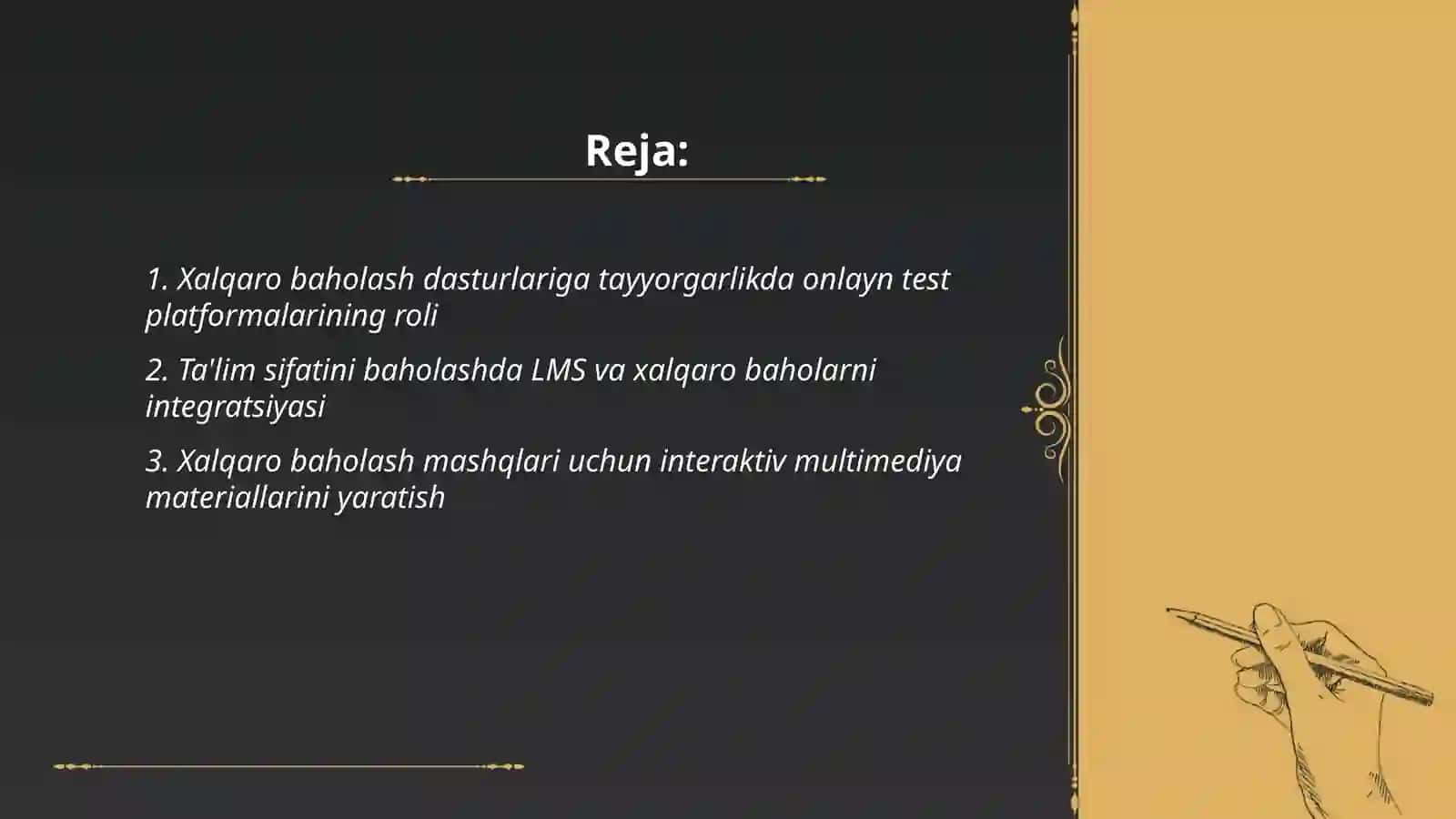 Xalqaro baholash dasturlariga doir mashqlar 2