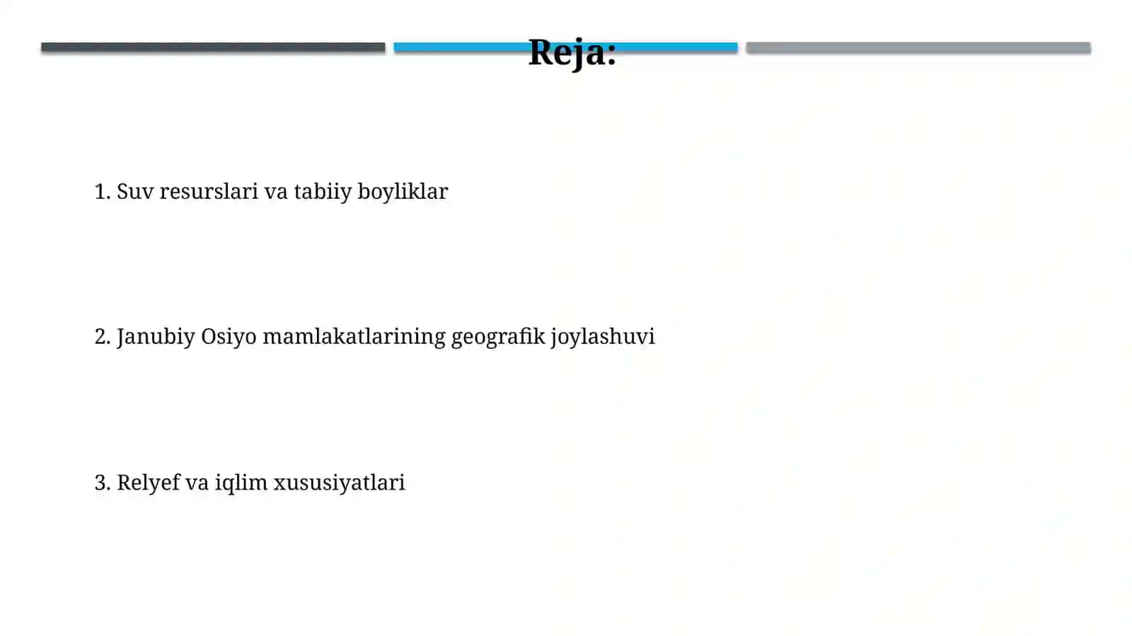 Janubiy osiyo davlatlari geografiyasi 2