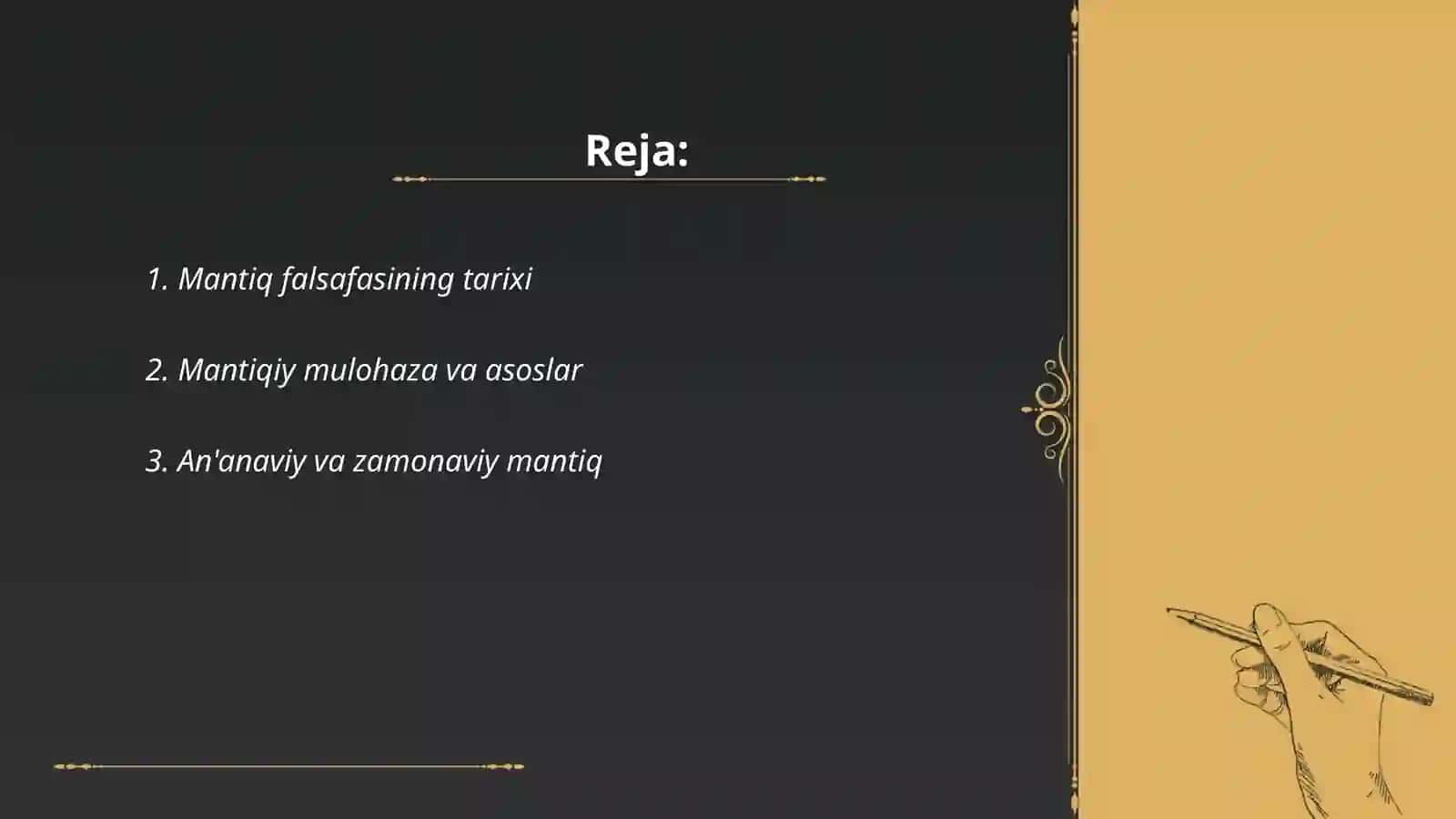 Mantiq falsafasiga kirish 2