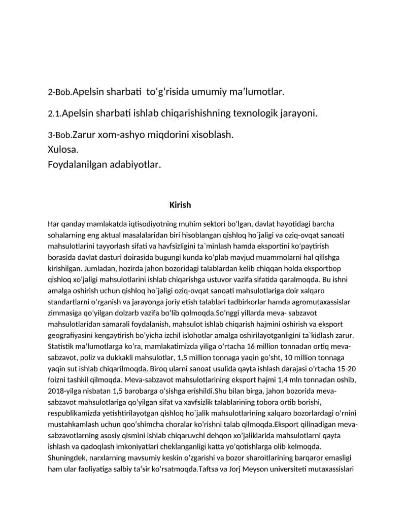 Apelsin sharbati 2