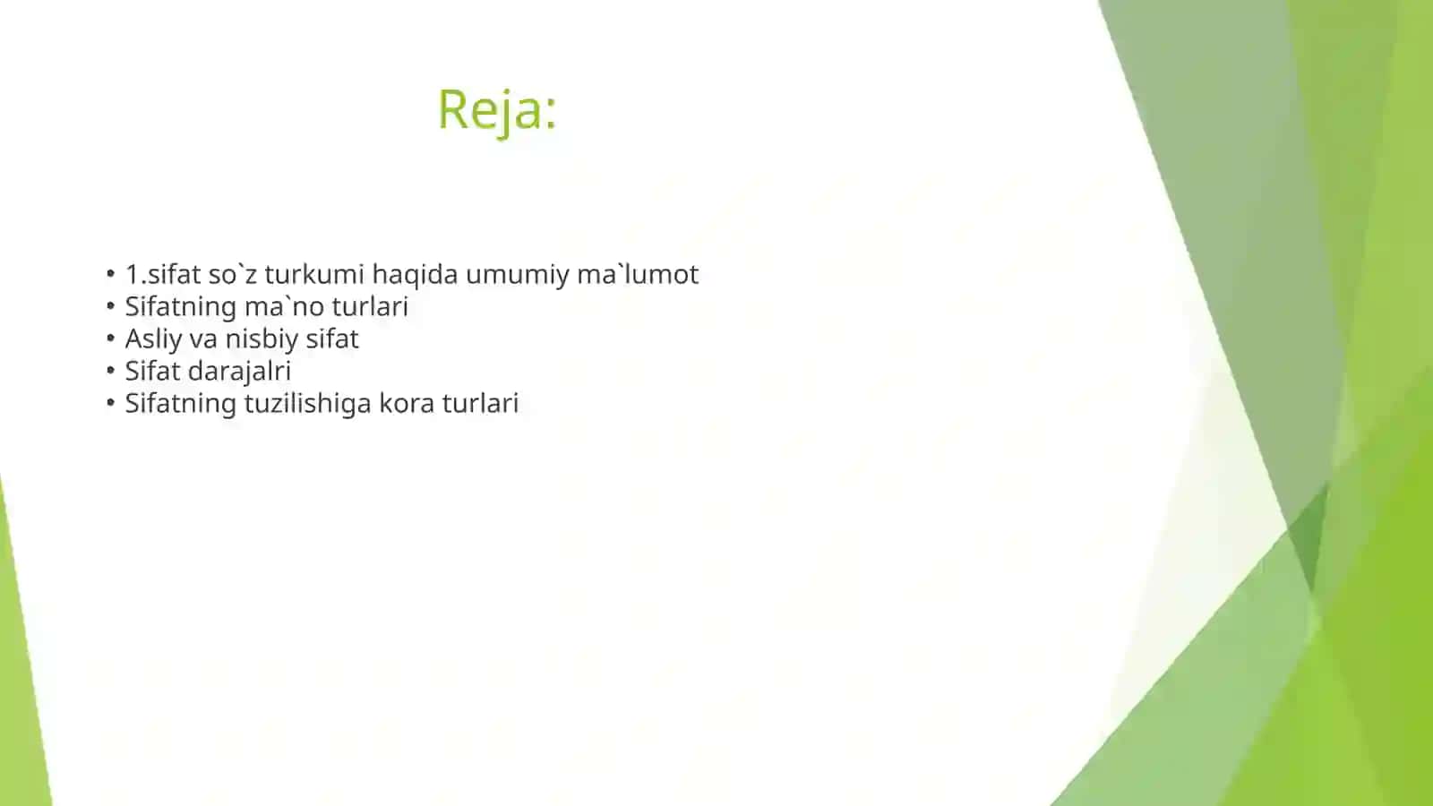 Sifat ona tili 2