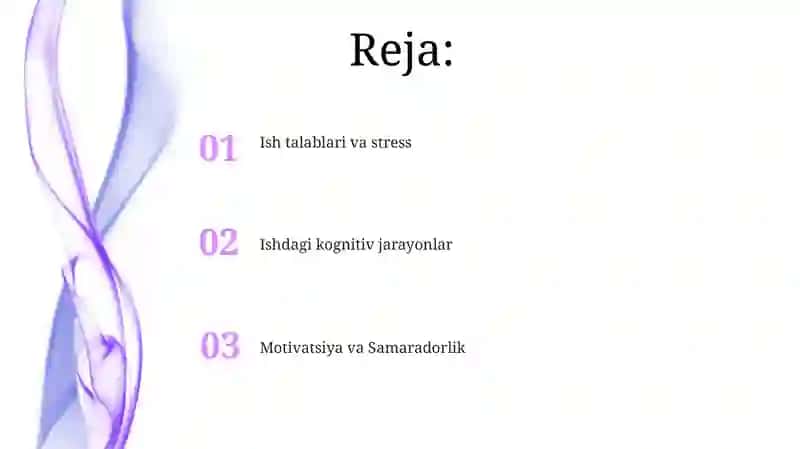 Mehnat faoliyati va psixik jarayonlar 2