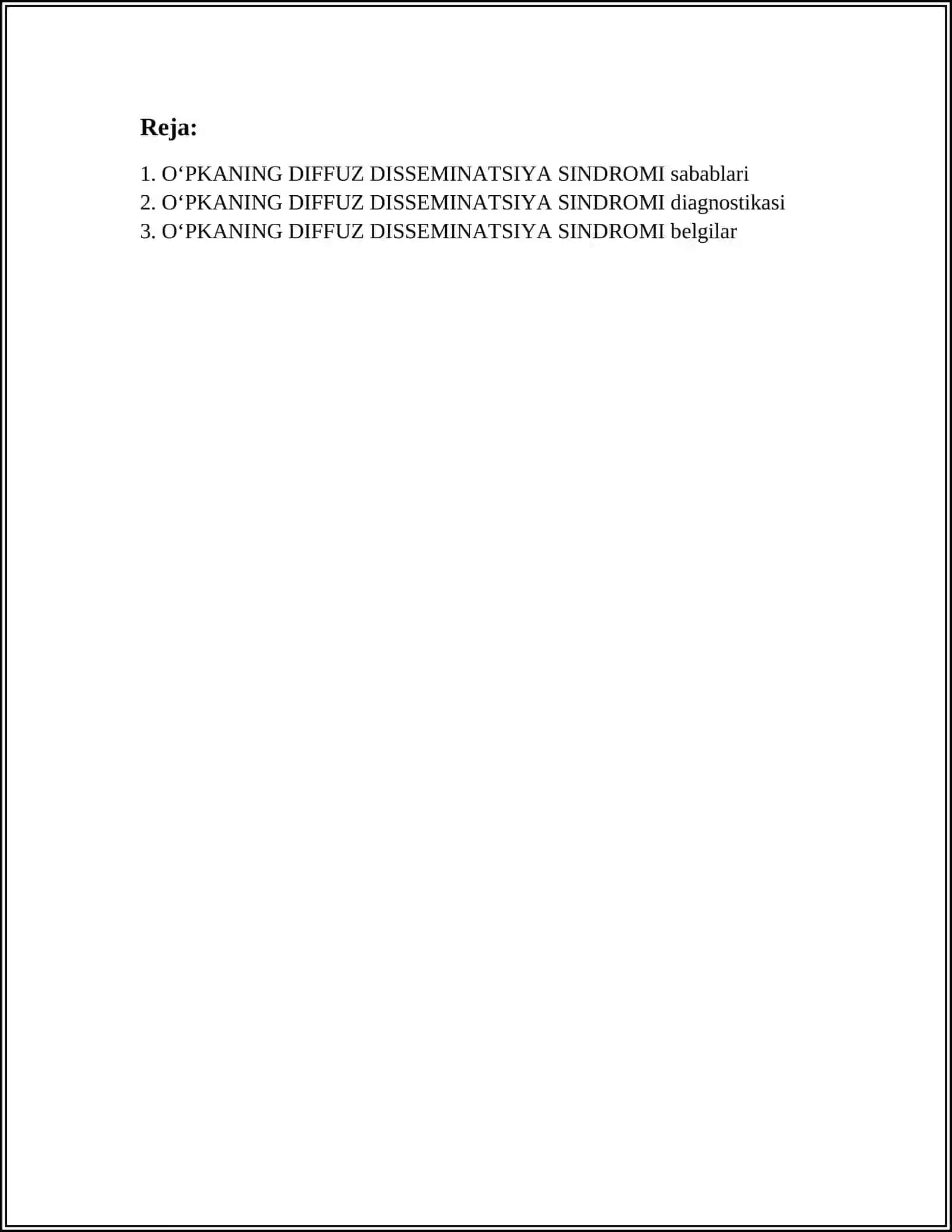 O‘PKANING DIFFUZ DISSEMINATSIYA SINDROMI 2