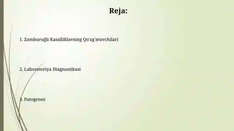 Zamburuĝli Kasalliklarning Qo'zg'atuvchilari 2