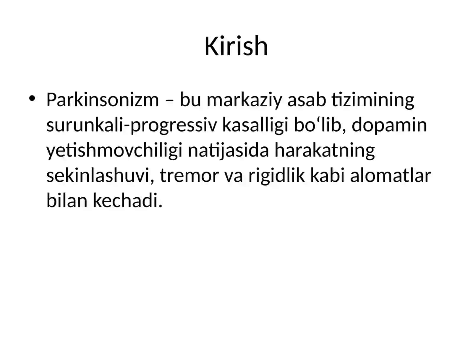 Parkinsonizm 2