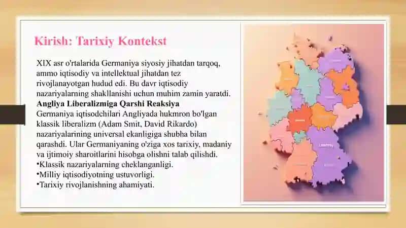 Germaniyada iqtisodiy konseptsiyalarning shakllanishi 2