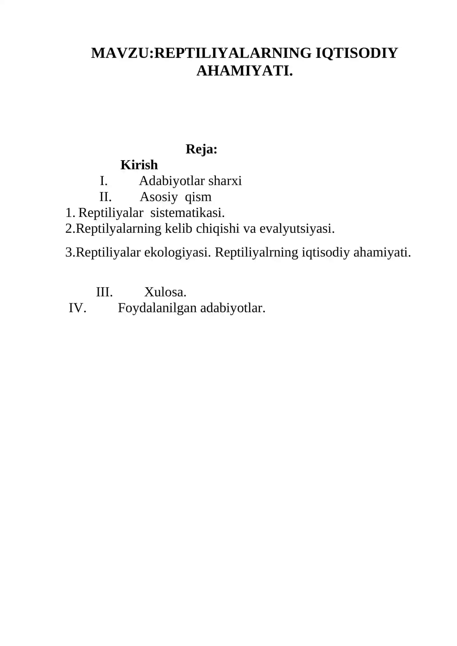 REPTILIYALARNING IQTISODIY AHAMIYATI 2