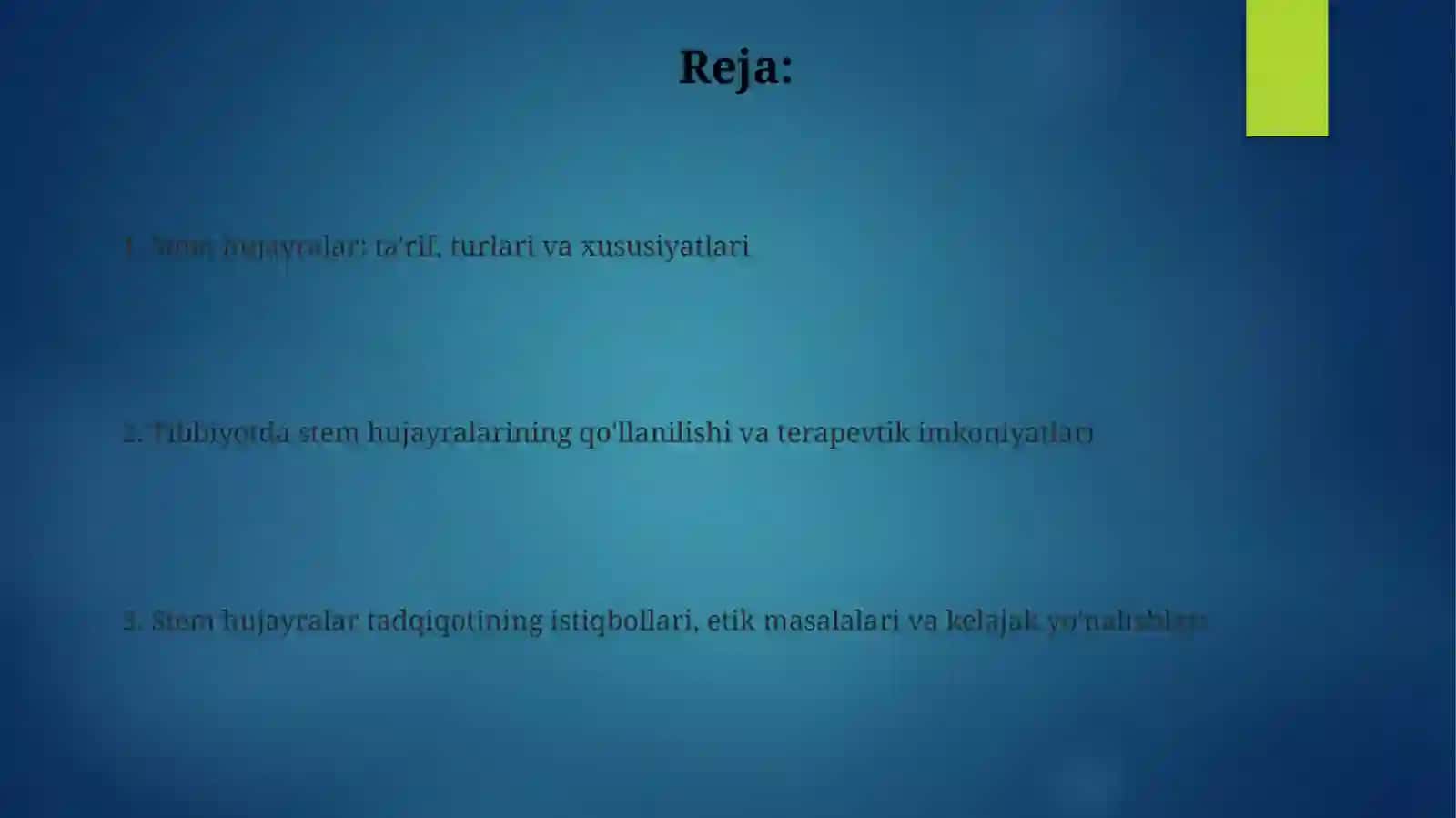 Stem hujayralarning tibbiyotdagi ahamiyati 2