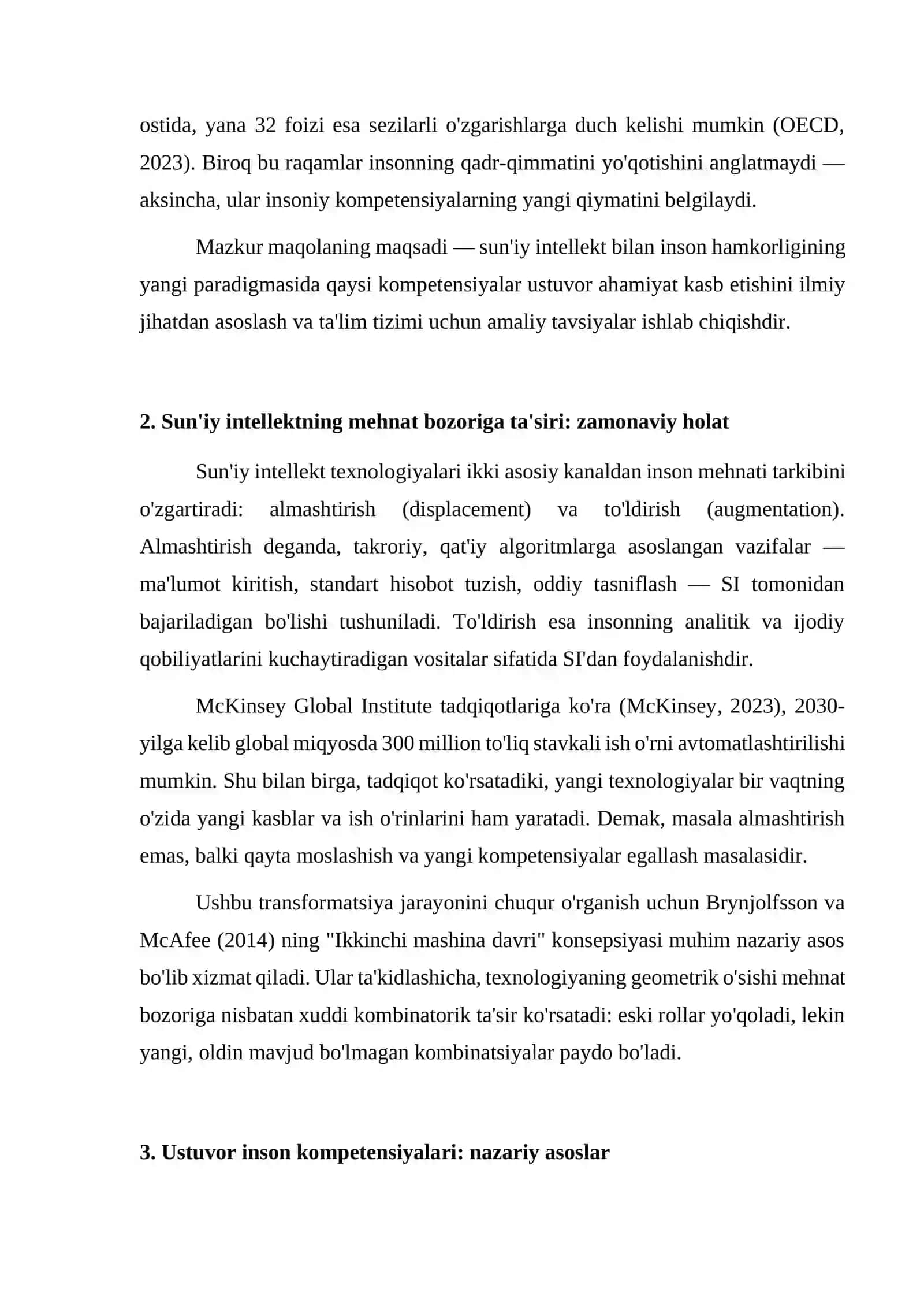 SUN'IY INTELLEKT DAVRIDA INSON KOMPETENSIYALARINING USTUVOR YO'NALISHLARI 2