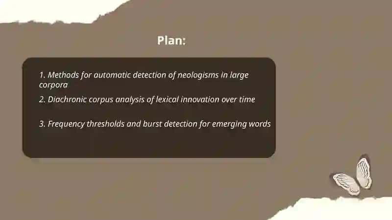 Study of Neologisms and Lexical Innovation 2