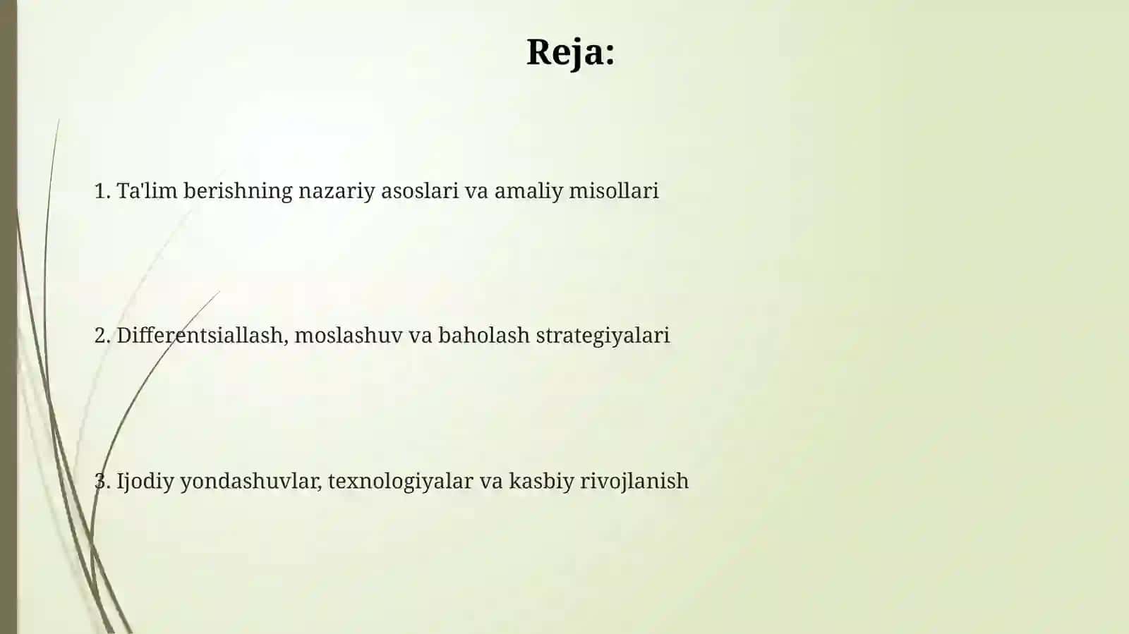 Tarbiyachining Ifodali õqitish metodikalari 2