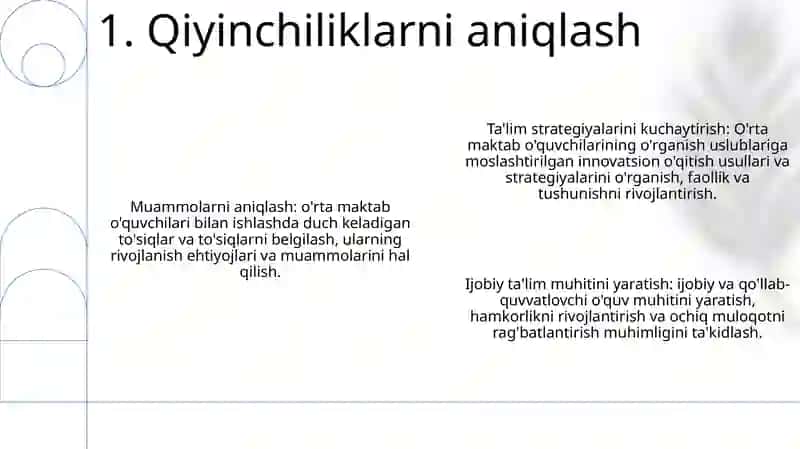 Maktabda OʻSmir Yoshdagi OʻQuvchilar Bilan Ishlash Samaradorligini Oshirish 2