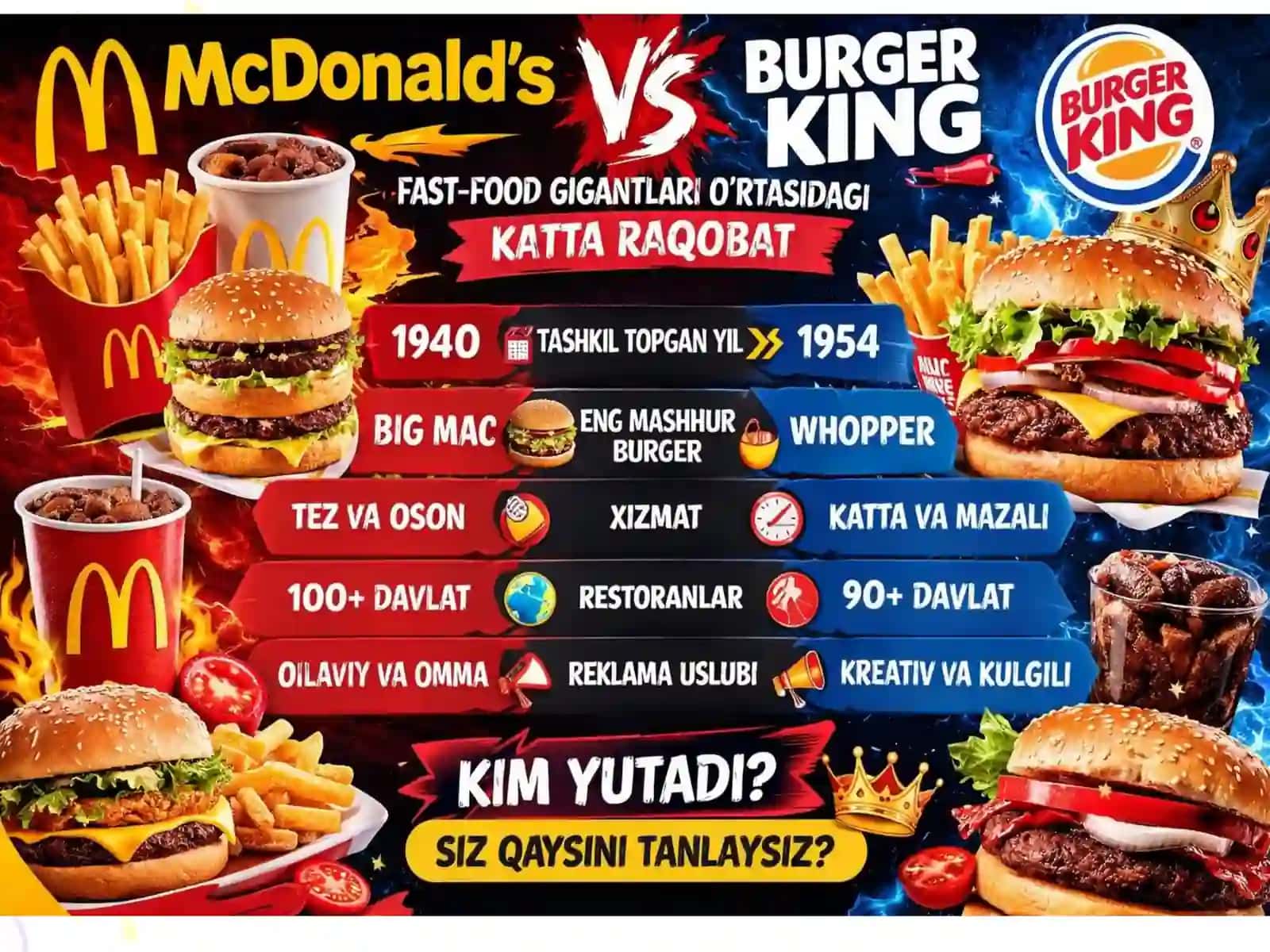 McDonald's va Burger king 2