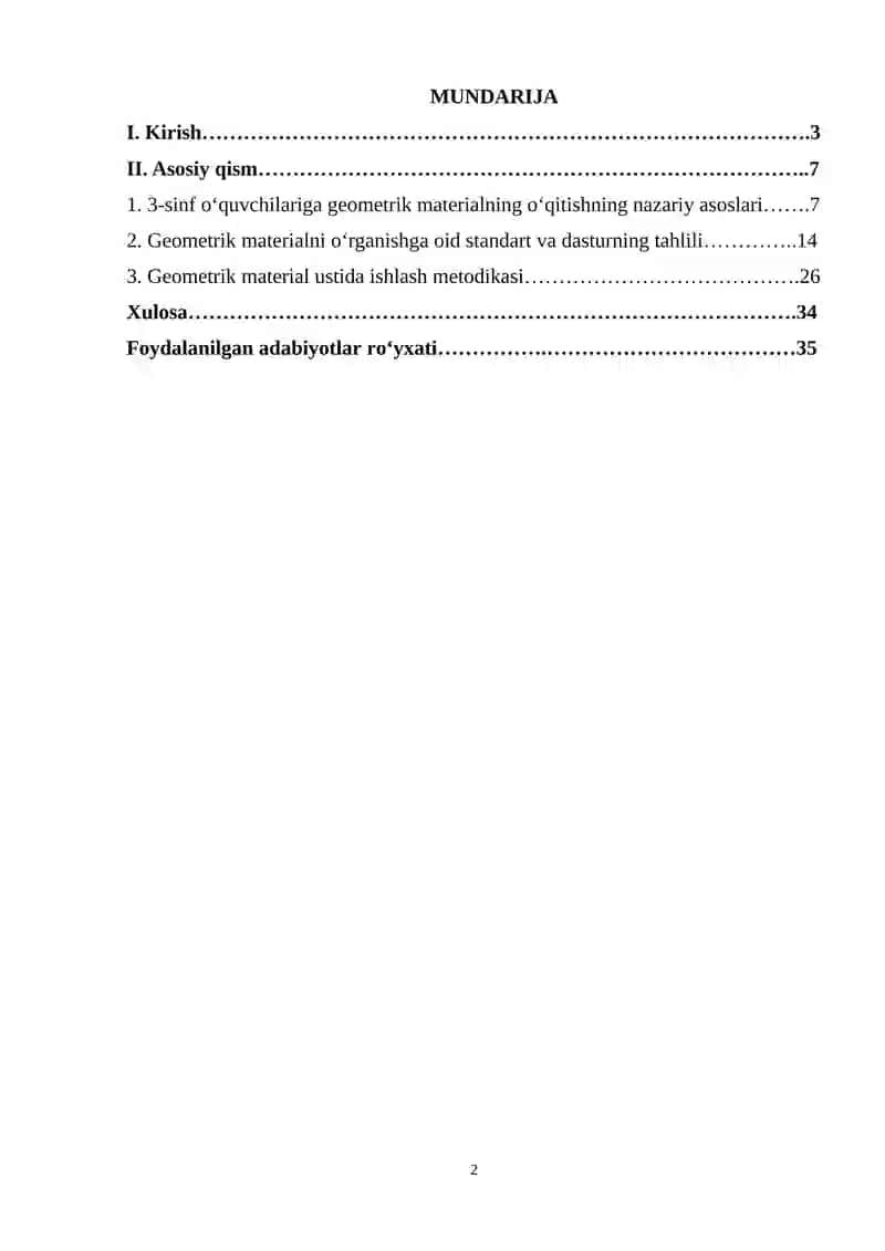 3-SINFDA GEOMETRIK MATERIALNI O‘RGATISH USULLARI 2