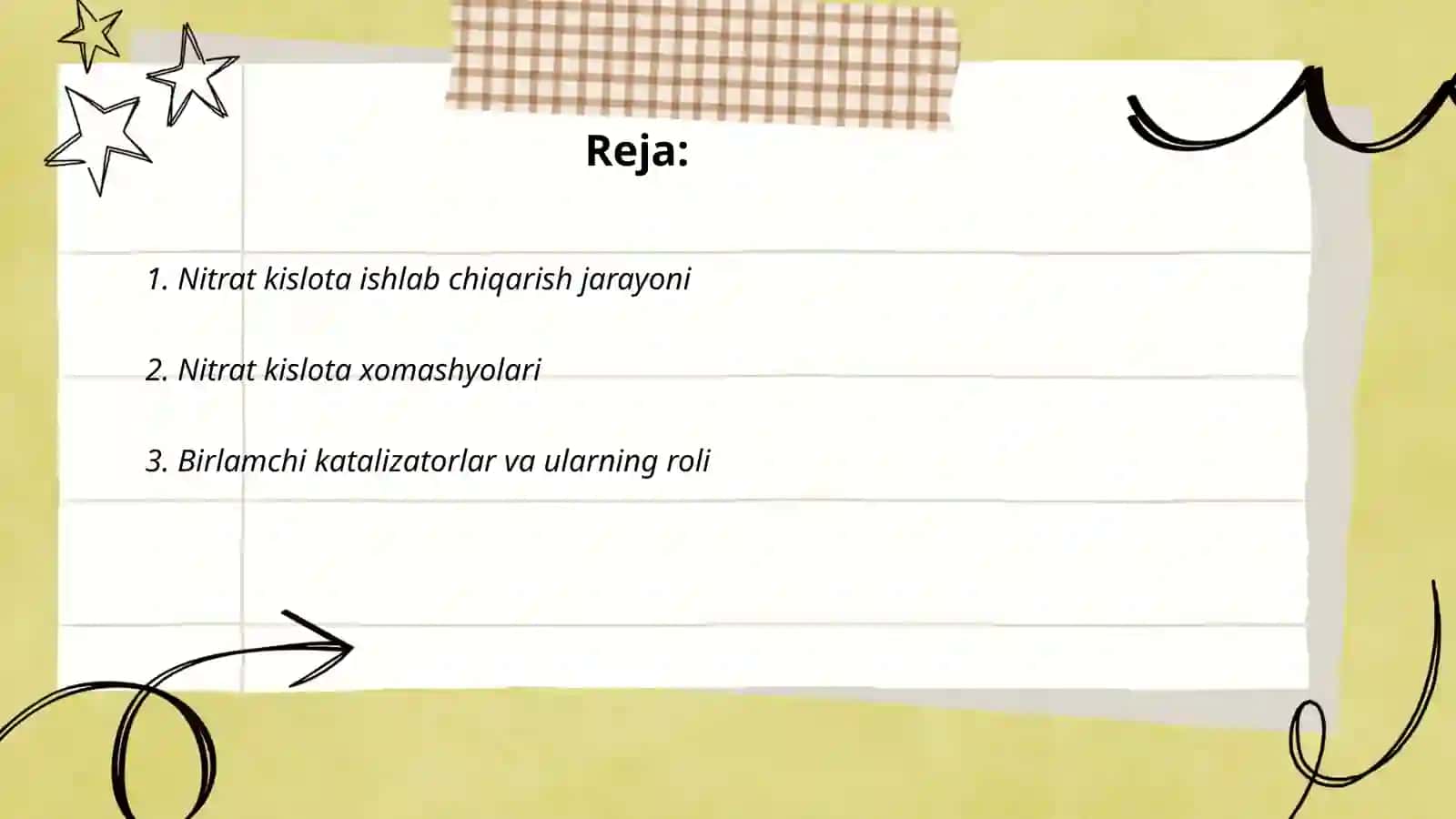 Nitrat kislota ishlab chiqarish 2
