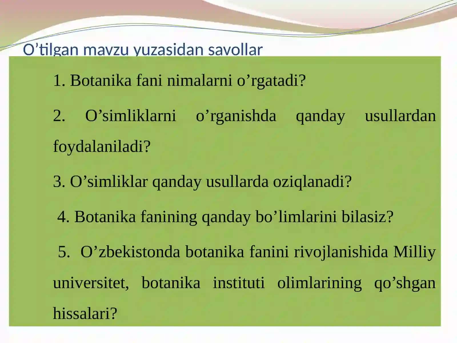 O’simlik hujayrasi 2