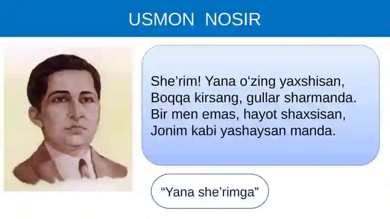 Usmon Nosir she’rlari 2