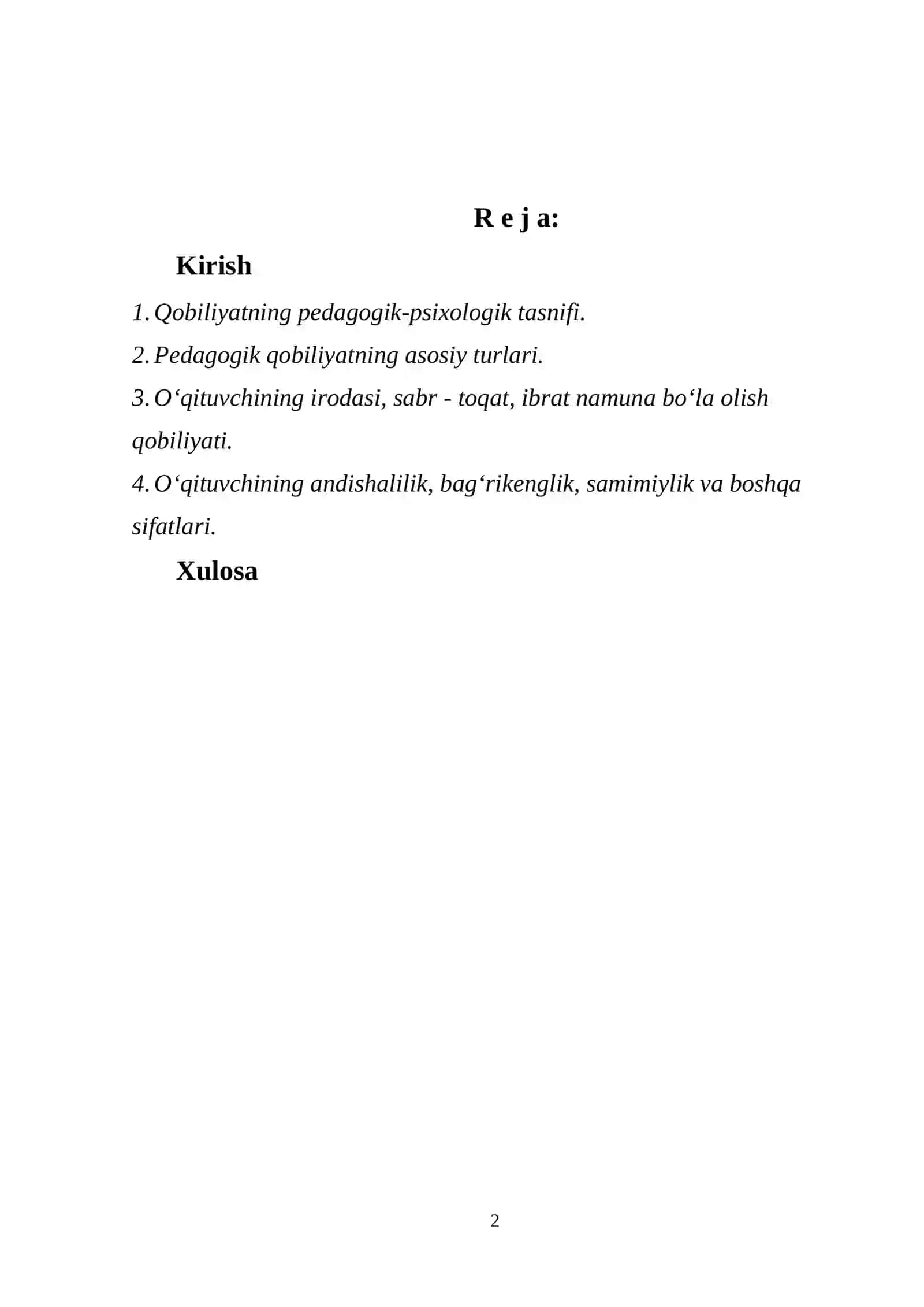 QOBILIYATLARNING PEDAGOGIK-PSIXOLOGIK TASNIFI 2