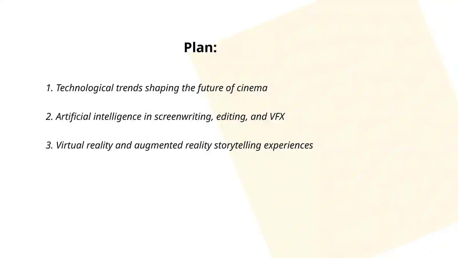 Article on Future of Cinema 2
