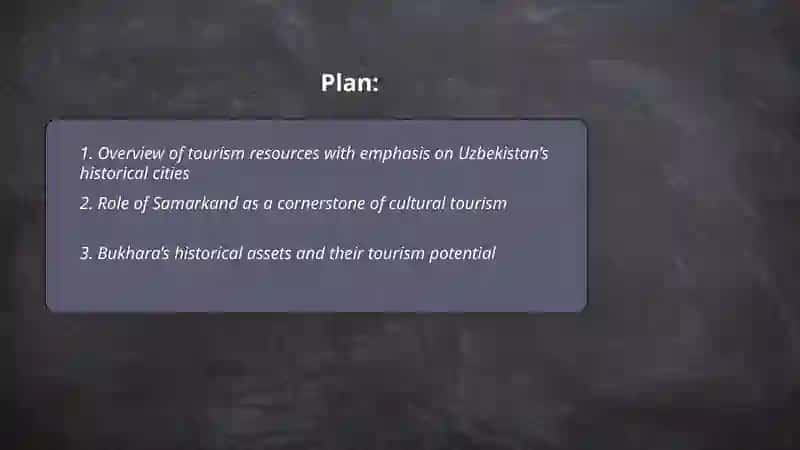Resources of the tourism sector 2