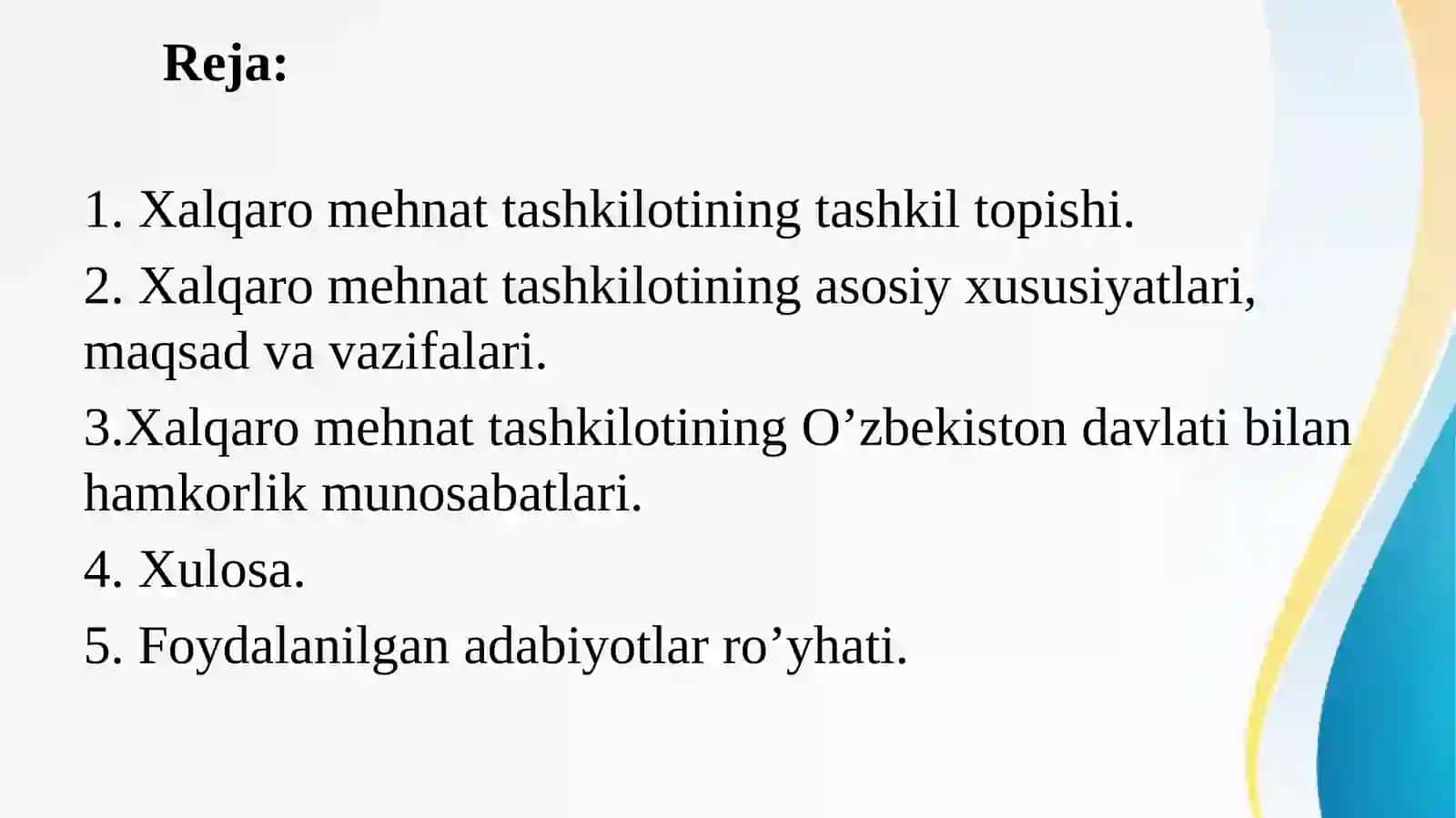Xalqaro mehnat tashkiloti 2