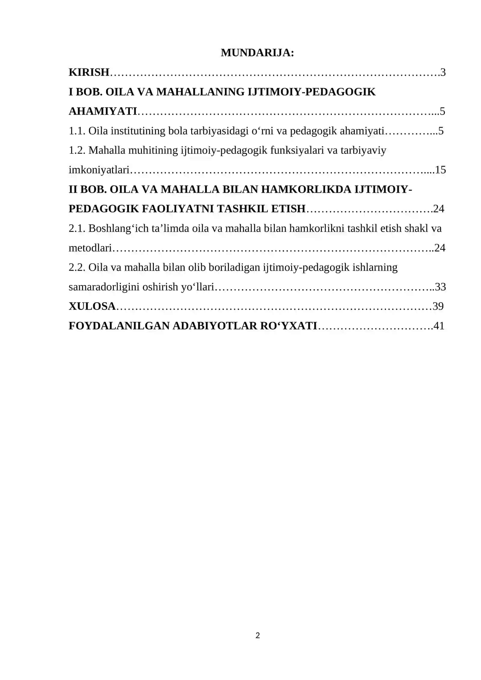 Oila, mahalla bilan olib boriladigan ijtimoiy pedagogik faoliyat 2