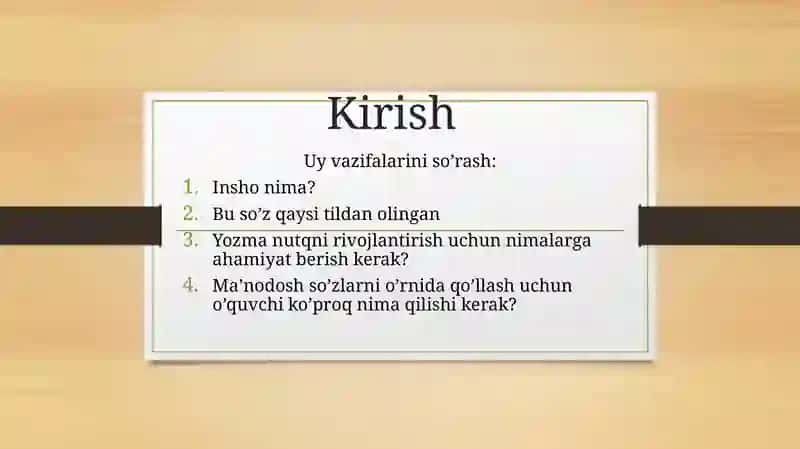 Ilmiy insho 8-sinf ona tili 2